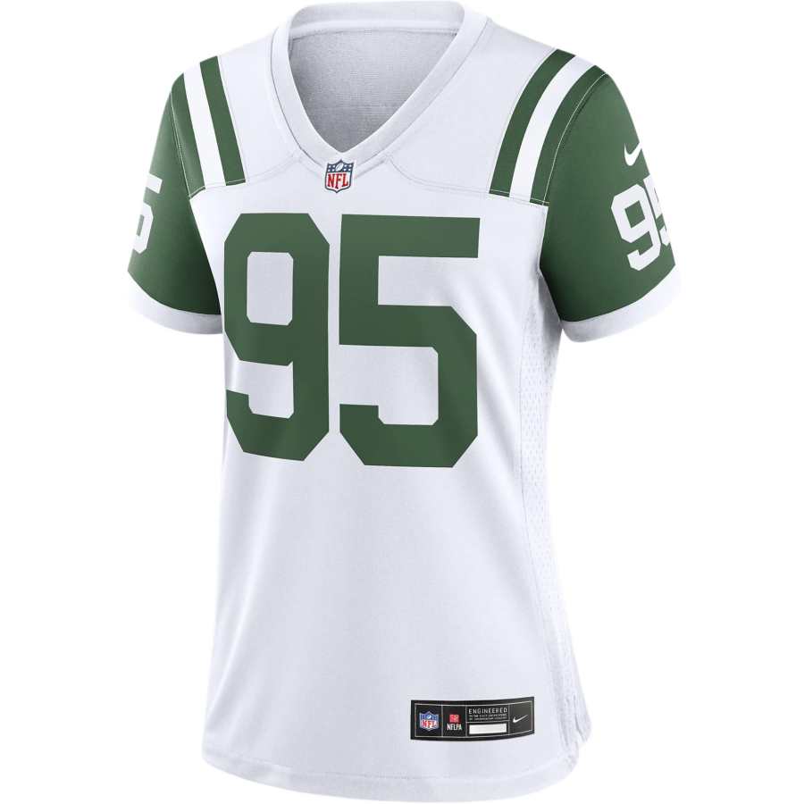 Nike Nike x NFL Quinnen Williams New York Jets Rugby Jersey Women's White