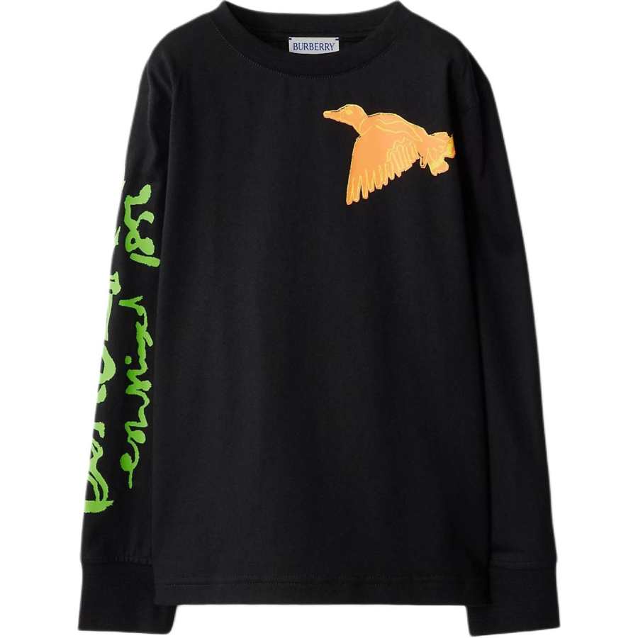Burberry Kids T Shirts Crew Neck Moderate