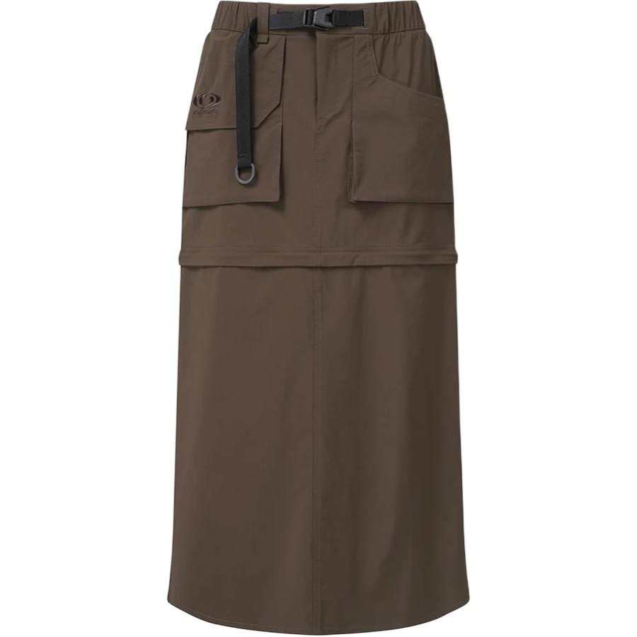 SALOMON Casual Long Skirt Women's Brown