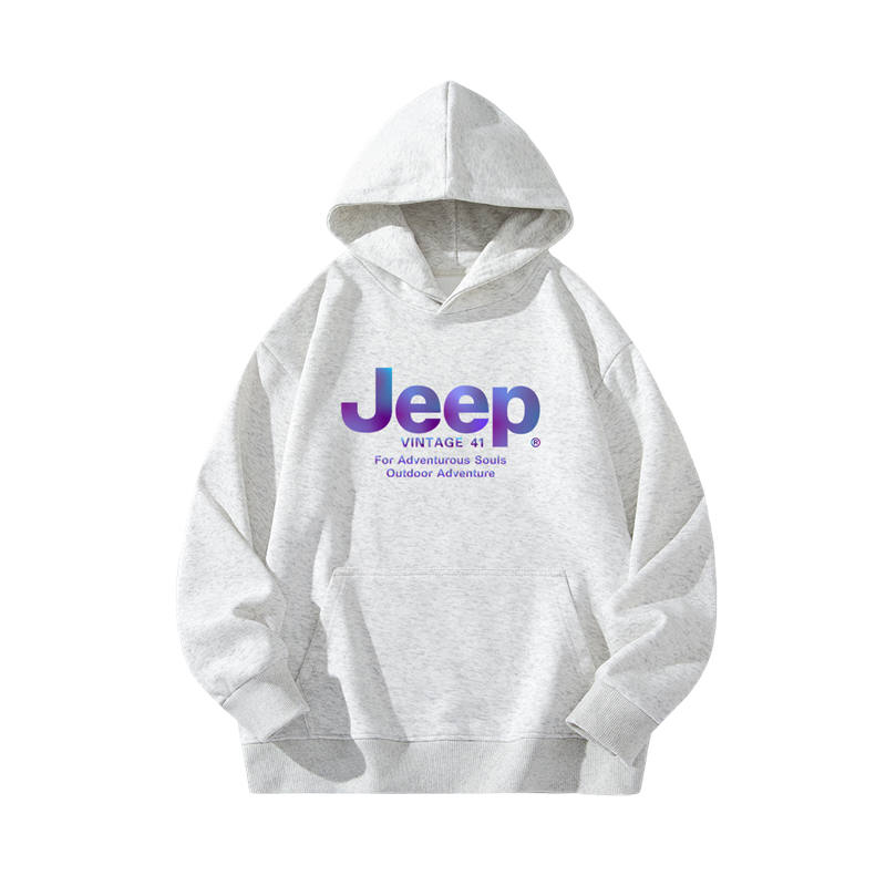 Jeep Grade School Sweatshirts Hooded Thickened