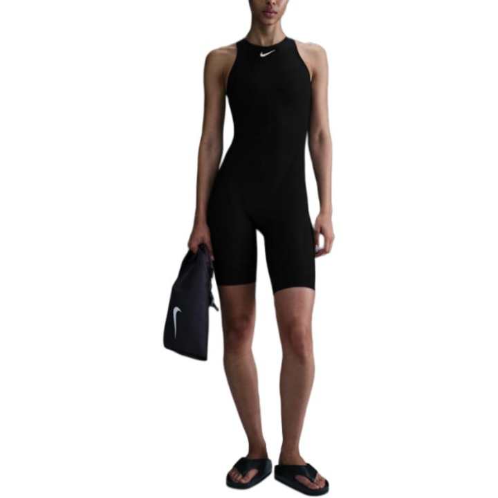 Nike Nike Swim HydraStrong Solid One piece Swimsuit Women's Black/White