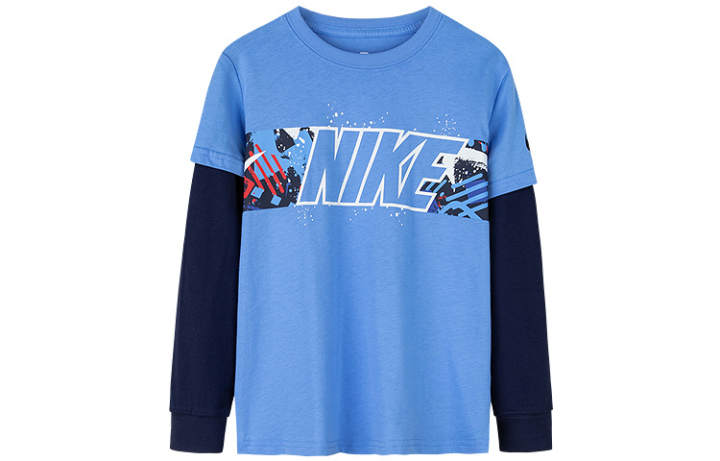Nike Nike T Shirt Moss Blue Children Aged 3 7 Years Old