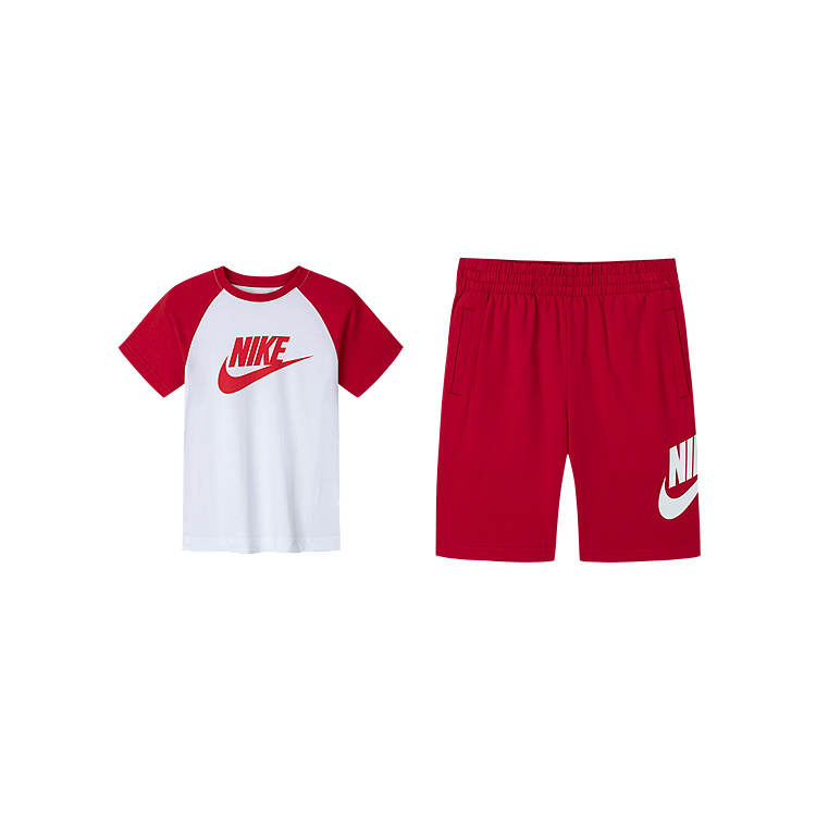 Nike Nike Casual Sportswear Preppy Red Children Aged 3 7 Years Old