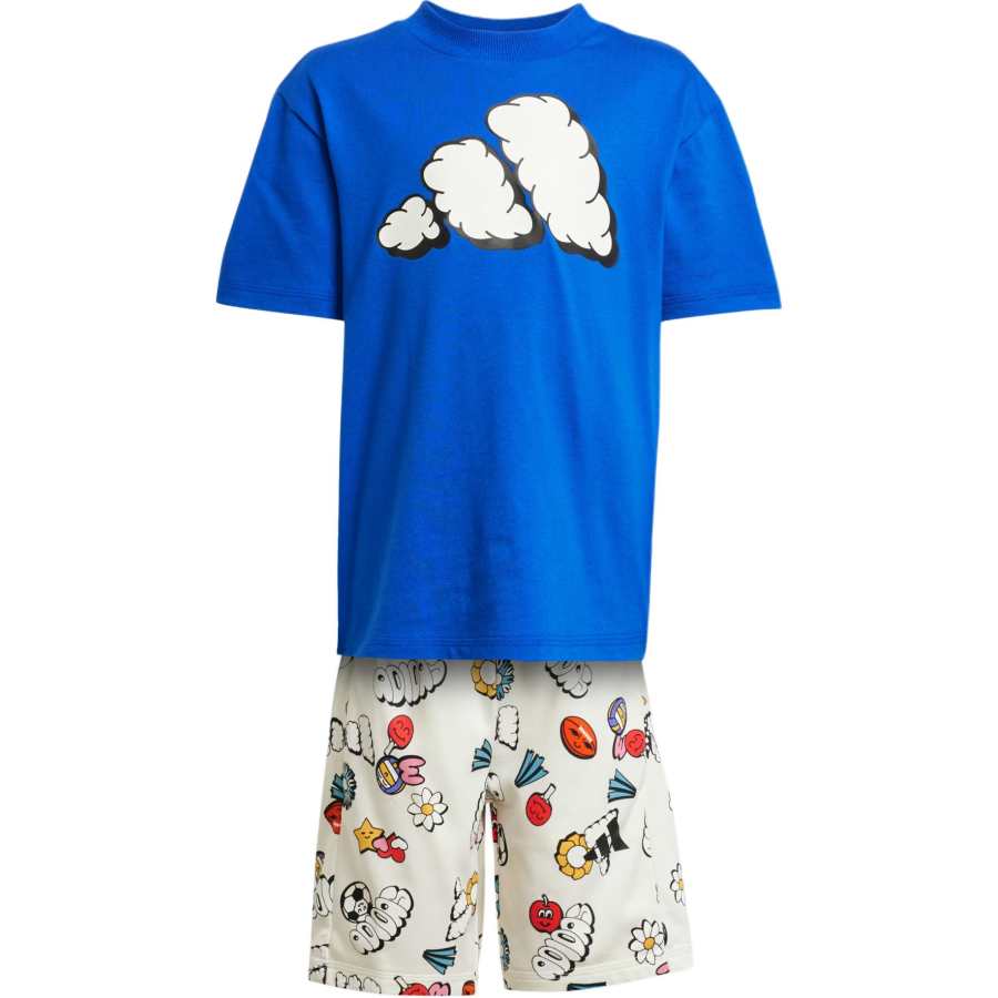 Adidas Adidas Casual Sportswear ESSENTIALS Royal Blue/Black Children Aged 3 7 Years Old
