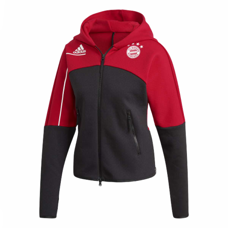 Adidas Adidas Bayern Munich Black FC BAYERN ANTHEM Soccer Jersey Women's True Red/Black