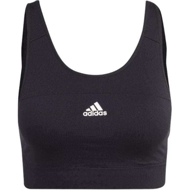 Adidas Adidas AEROKNIT TRAINING MEDIUM SUPPORT BRA Sports Underwear Women's Black