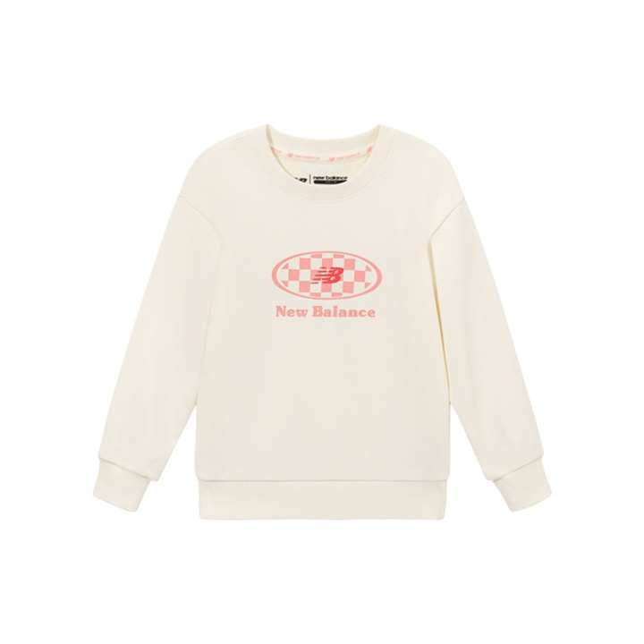 New Balance New Balance Sweatshirt Ivory White Kids'