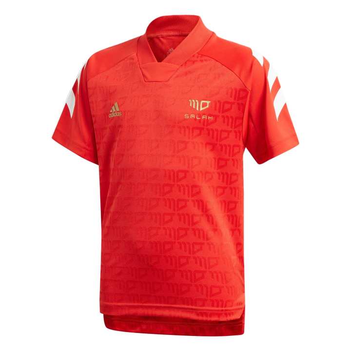 Adidas Adidas T Shirt Bright Red/White/Gold Teenagers