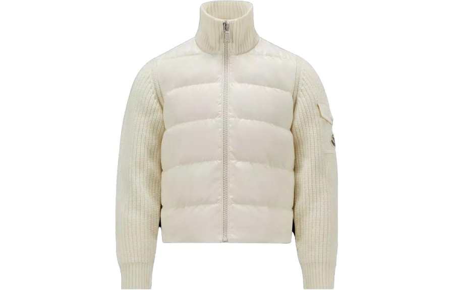 Moncler Moncler FW23 Sweater Ecru Kids'