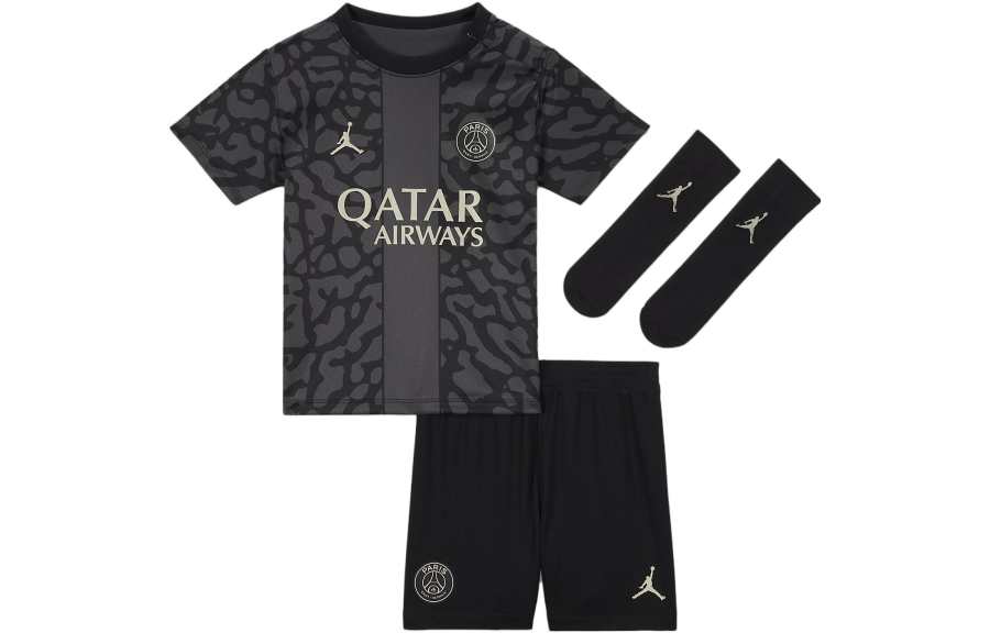 Jordan Jordan Kids Matching Sets Jordan X PSG Black Infant And Toddler