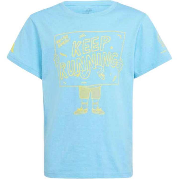 Adidas Adidas T Shirt Light Blue Kids'