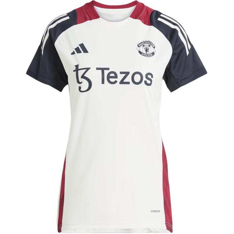 Adidas Adidas Manchester United Soccer Jersey Women's Ecru/Black