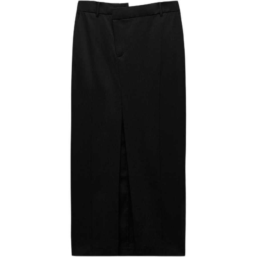 ZARA Casual Long Skirt Women's Black
