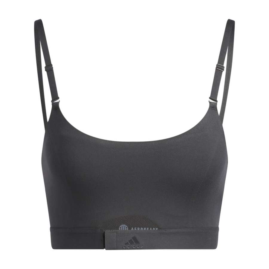 Adidas Adidas AEROIMPACT LIGHT SUPPORT BRA Sports Underwear Women's Carbon Black