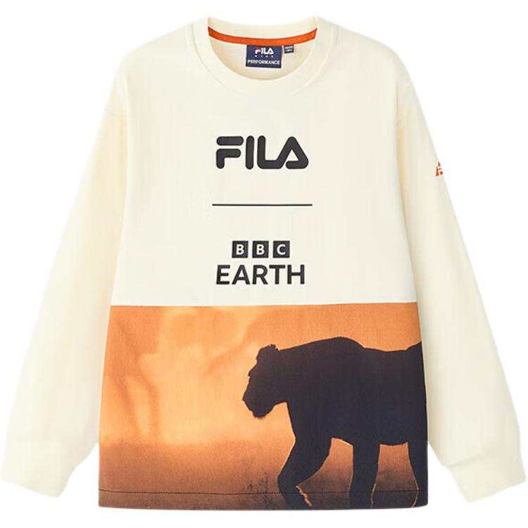 FILA KIDS Sweatshirt Cheese White Teenagers
