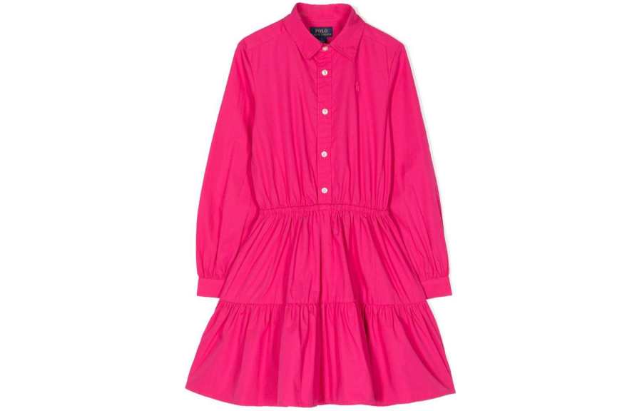 Polo Ralph Lauren Children's Dress SS24 Red Kids'