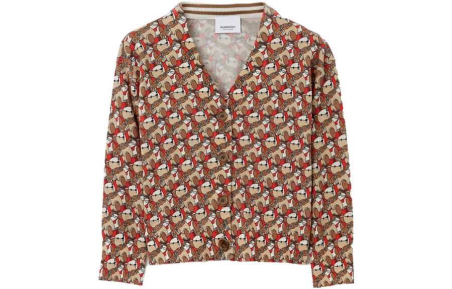 Burberry Shirt Girls, Red Orange Kids'