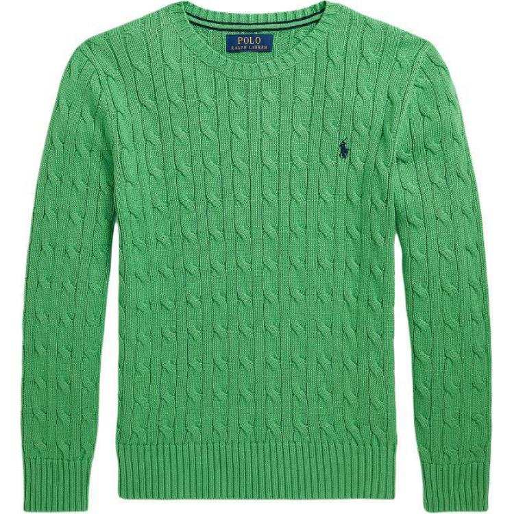 Polo Ralph Lauren Sweater SS24 Classic Version Green Teenagers