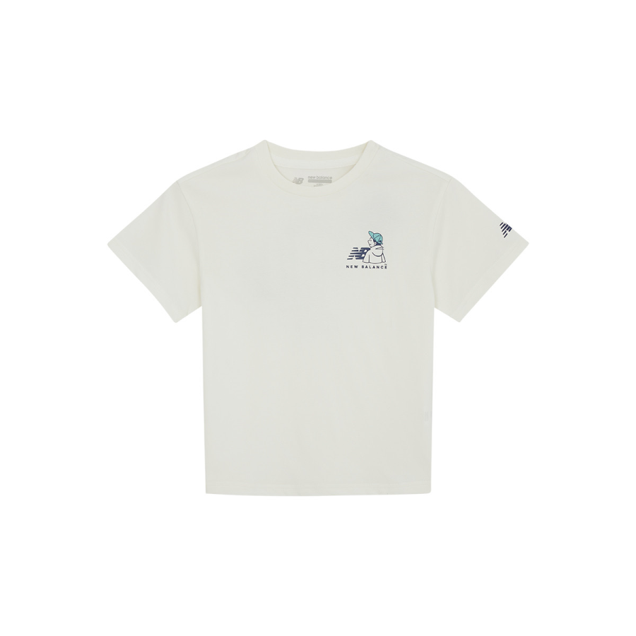 New Balance New Balance Kids T Shirts Crew Neck Moderate