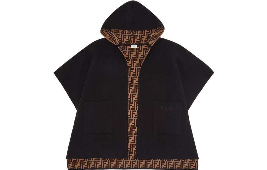 FENDI Kids Cloaks Hooded Moderate
