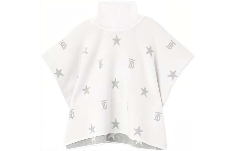 Burberry Cloak SS23 White Kids'