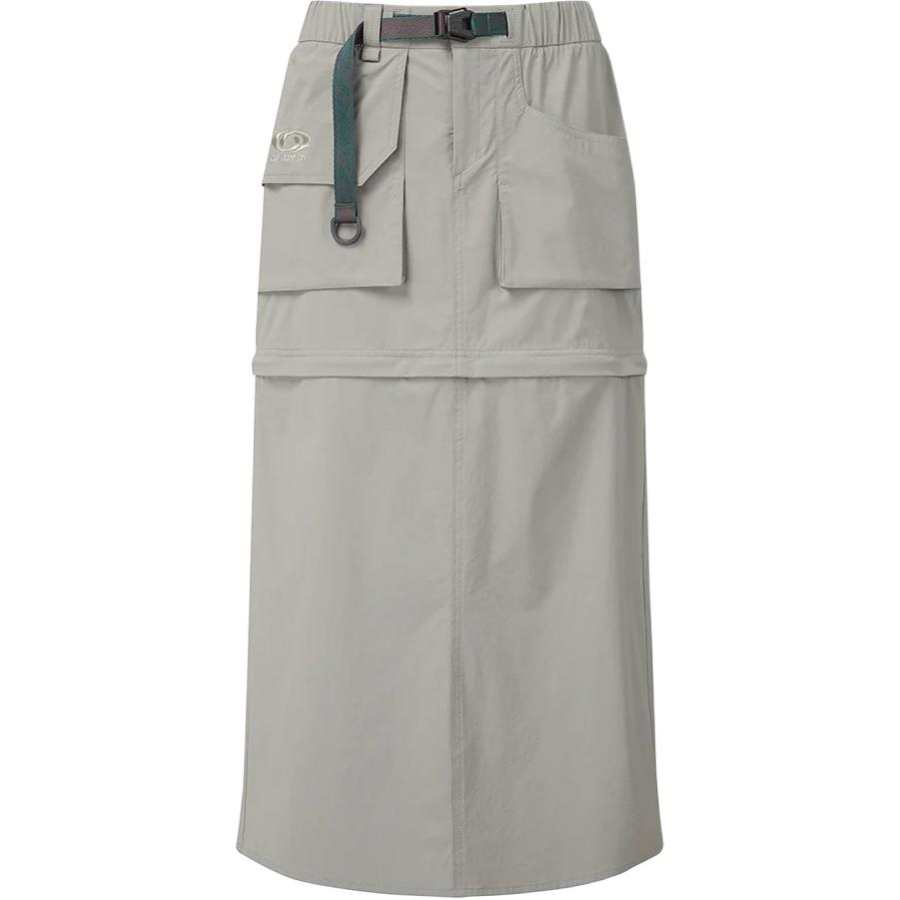 SALOMON Casual Long Skirt Women's Gray