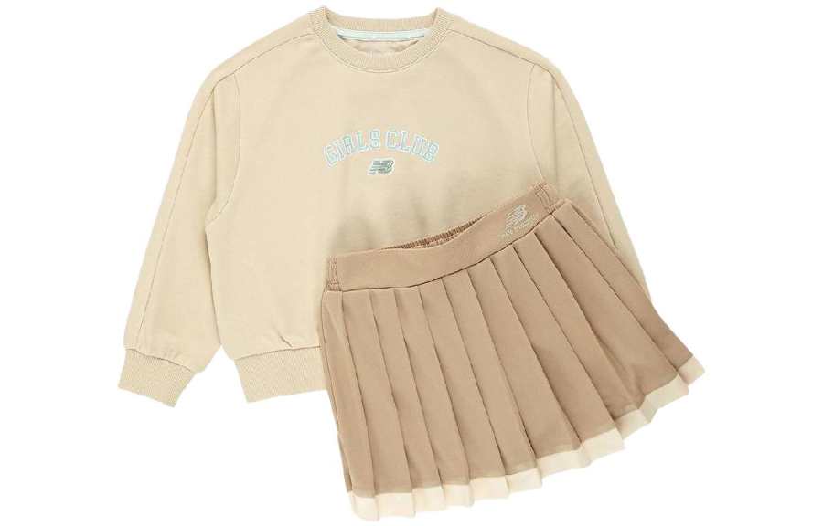 New Balance New Balance Kids Two Piece Skirt Sets Crew Neck Moderate Short