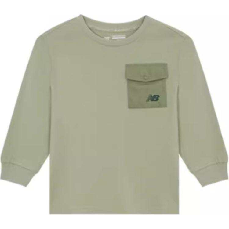 New Balance New Balance NB T Shirt Army Green Children Aged 3 7 Years Old