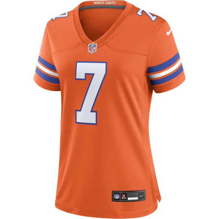 Nike Nike John Elway Denver Broncos Women's Nike Nfl Game Football Jersey
