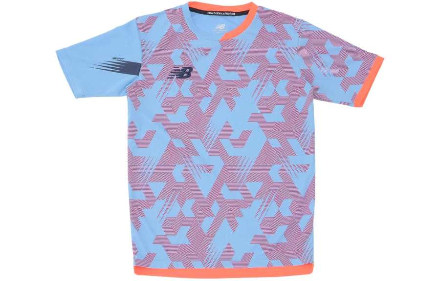 New Balance New Balance T Shirt Pink Blue Teenagers