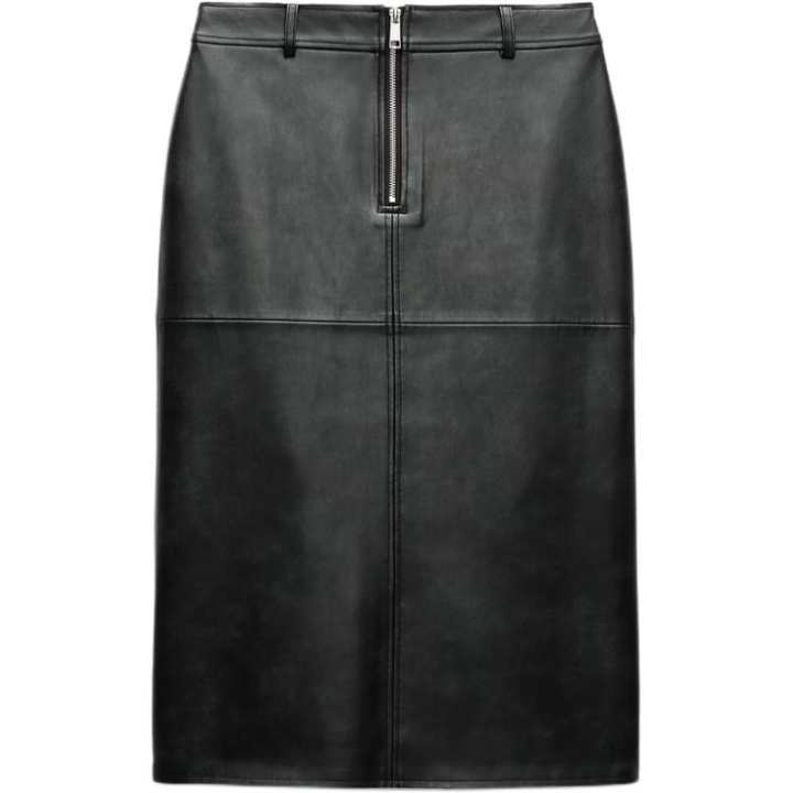 ZARA ZARA Casual Long Skirt Women's Black