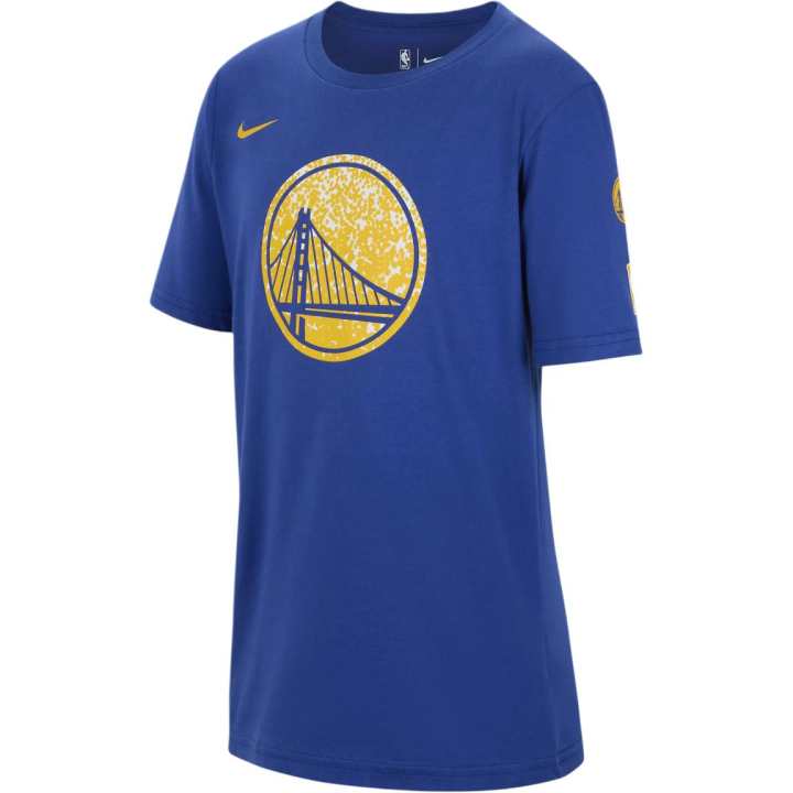 Nike Nike x NBA Golden State Warriors T Shirt Corduroy Blue Teenagers