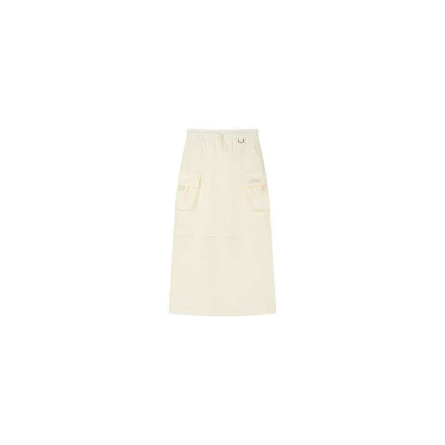 Teenie Weenie Casual Long Skirt Women's Light Khaki