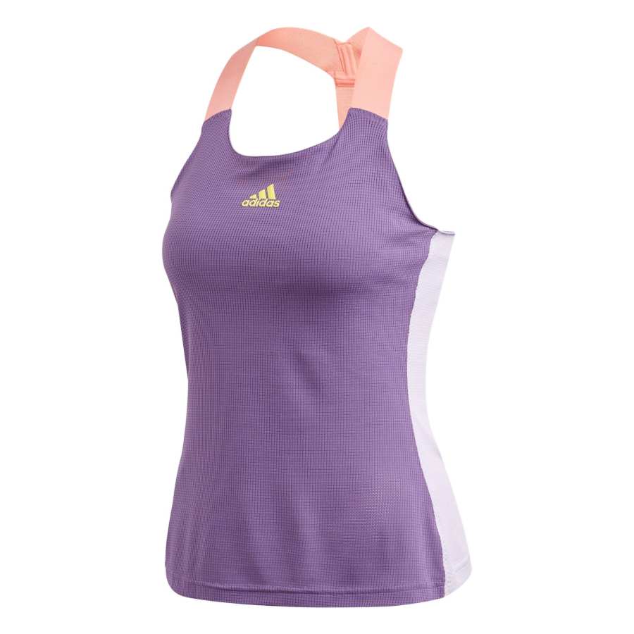 Adidas Adidas HEAT.RDY Tennis Top Women's Tech Purple/Yellow