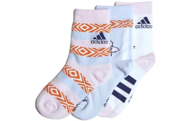 Adidas Adidas Socks Fashionable, Comfortable, Casual Kids' Crew Socks 3 Pack Multicolor Kids'
