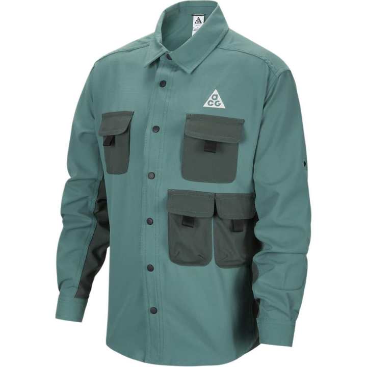 Nike Nike Shirt ACG 'DEVASTATION TRAIL' Coastal Blue/Vintage Green/Black/Mountain White Kids'