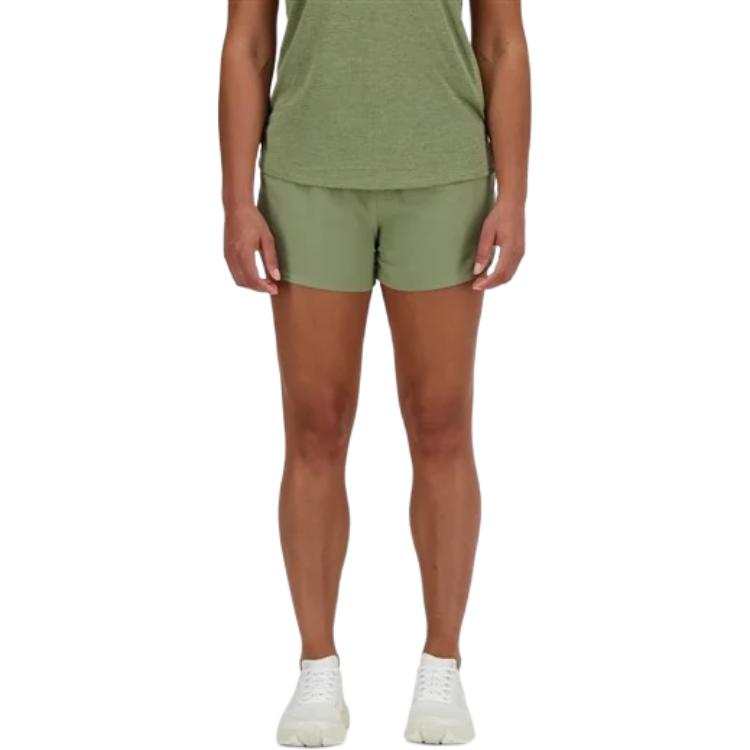 New Balance New Balance NB RC Short 3' Sports Shorts Women's Green
