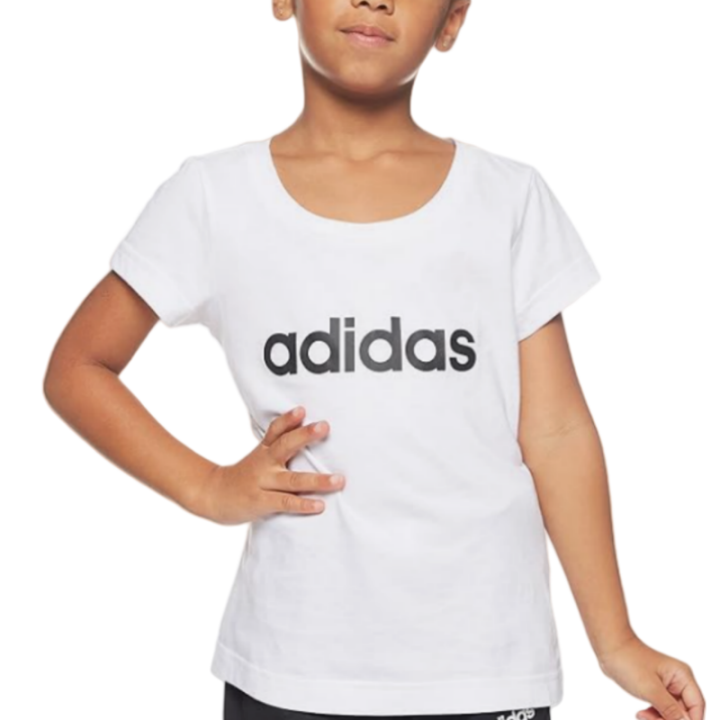 Adidas Adidas Performance T Shirt White/Black Children Aged 3 7 Years Old
