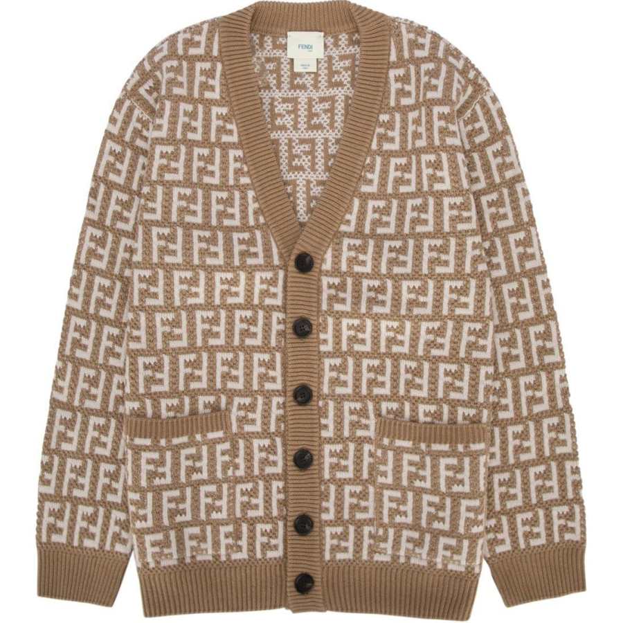 FENDI Sweater Light Brown Kids'