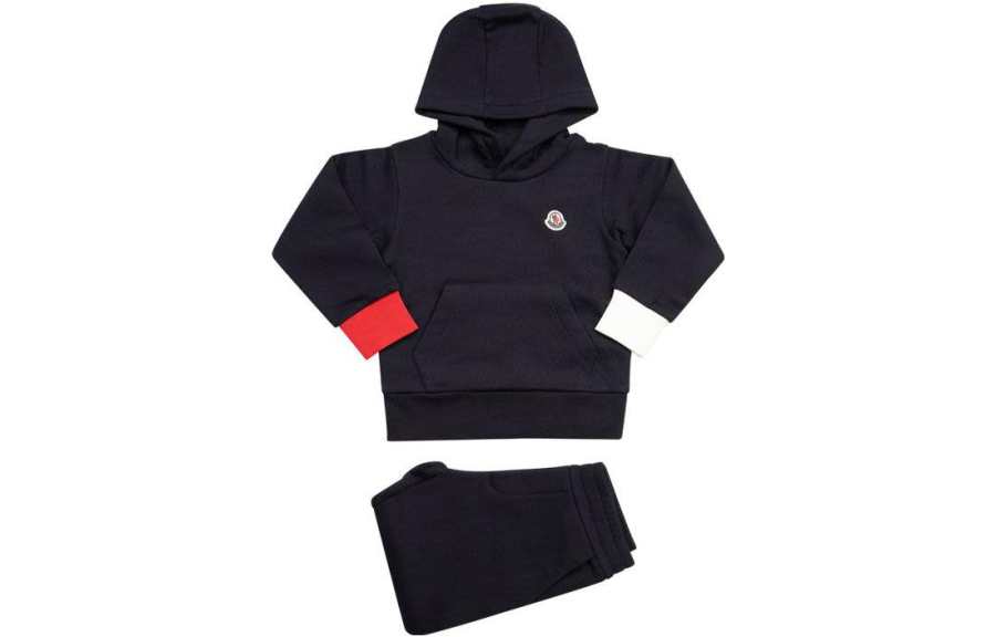 Moncler Casual Sportswear Marine Blue Kids'