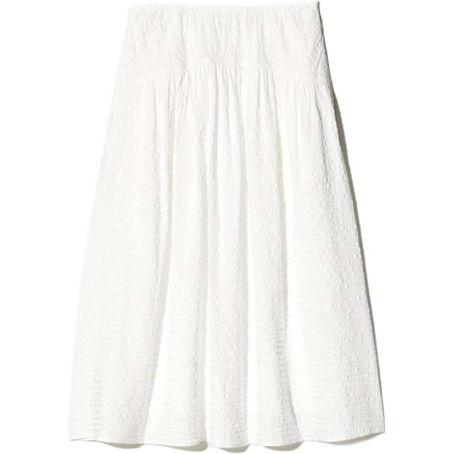 UNIQLO Casual Long Skirt Women's Ivory