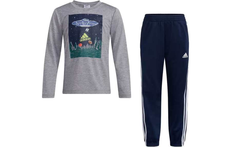 Adidas Adidas Kids Casual Sportswear Crew Neck Moderate