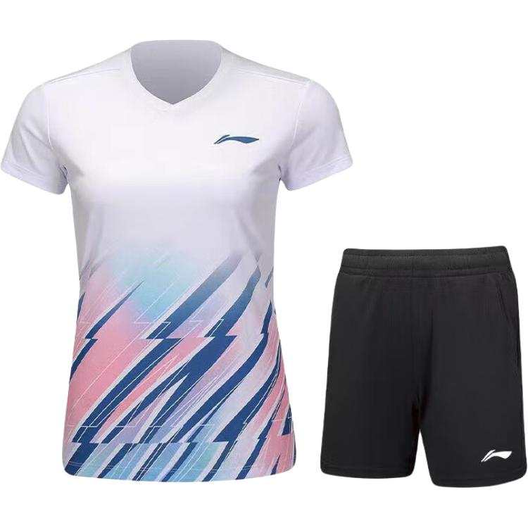 Li-Ning Li Ning Badminton Jersey Women's White Black