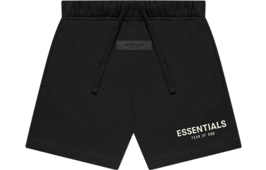 Fear Of God Essentials SS22 Shorts Flock Comfortable Kids' Black