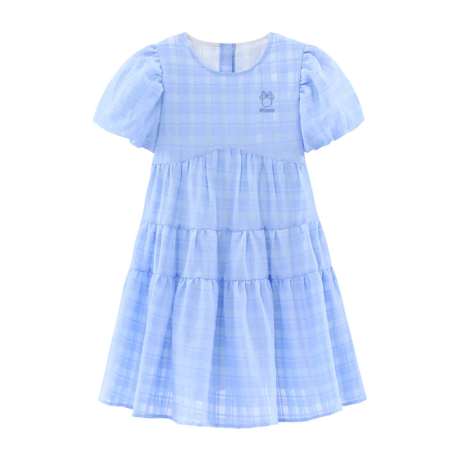 Disney Children's Dress Pre school Blue White Plaid