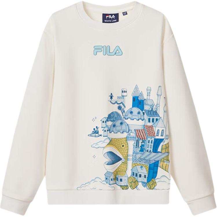 FILA KIDS Sweatshirt Cloud White Teenagers