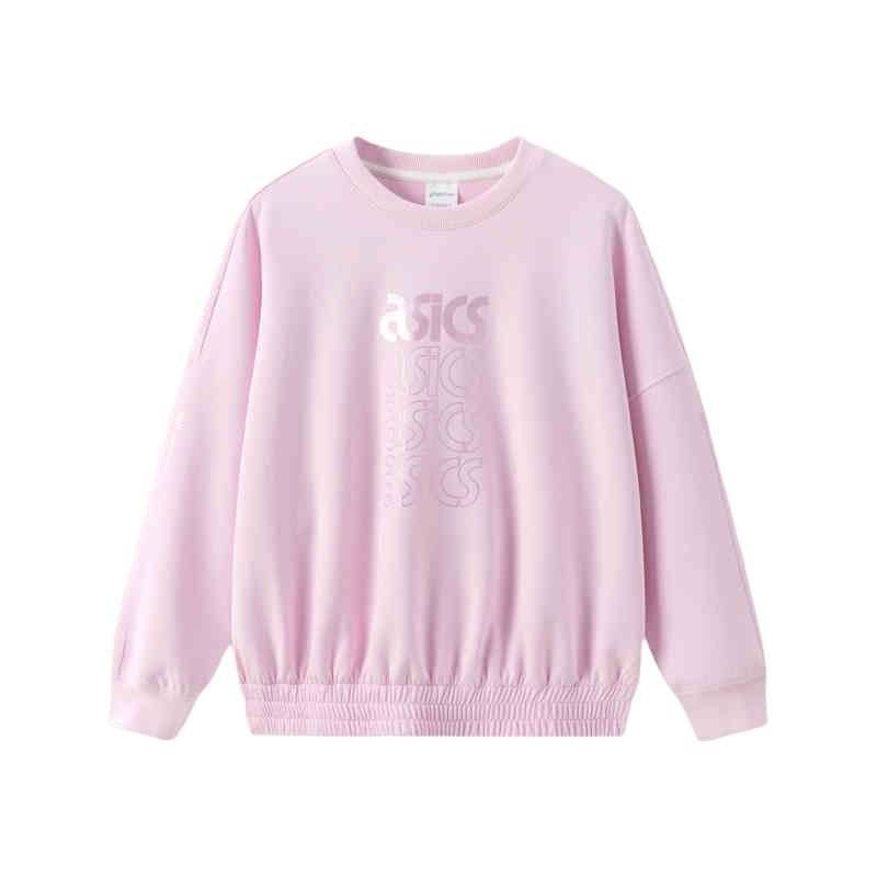 ASICS Sweatshirt Japanese Trendy Pink Teenagers