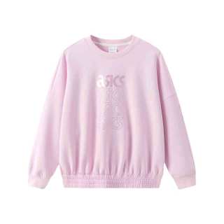 ASICS Sweatshirt Japanese Trendy Pink Teenagers