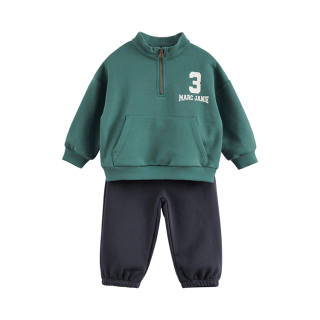 MARC&JANIE Kids Casual Sportswear Stand Collar Moderate