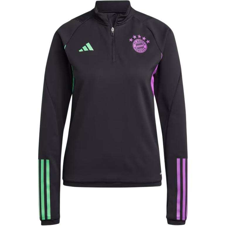 Adidas Adidas Bayern Munich Black FC BAYERN TIRO 23 TRAINING TOP Soccer Jersey Women's Black